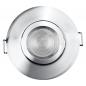 Preview: 3er Set OSRAM LED Spot Recess GU10 IP65 Press 4.5W 827 Chrome Einbaustrahler IP65 - Einbaudurchmesser 68mm, Einbautiefe 115mm