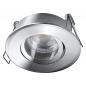 Preview: 3er Set OSRAM LED Spot Recess GU10 IP65 Press 4.5W 827 Chrome Einbaustrahler IP65 - Einbaudurchmesser 68mm, Einbautiefe 115mm