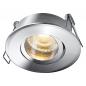 Preview: 3er Set OSRAM LED Spot Recess GU10 IP65 Press 4.5W 827 Chrome Einbaustrahler IP65 - Einbaudurchmesser 68mm, Einbautiefe 115mm