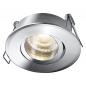 Preview: 3er Set OSRAM LED Spot Recess GU10 IP65 Press 4,5W 4000K Chrom Einbaustrahler IP65 - Einbaudurchmesser 68mm, Einbautiefe 115mm
