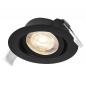 Preview: 3er Set OSRAM Spot Set Recess Adjustable 4,9W 827 36° Schwarz LED Einbaustrahler - Einbaudurchmesser 75mm, Einbautiefe 40mm