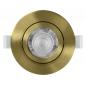 Preview: 3er Set OSRAM LED Spot Set Recess Simple DIM 4,9W 827 40° Green Brass Einbaustrahler - Einbaudurchmesser 75mm, Einbautiefe 40mm