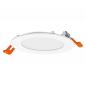 Preview: 3er Set LED Spot and Downlight Recess Slim 120mm 8W 840 Weiß Einbauleuchte - Einbaudurchmesser 105mm, Einbautiefe 35mm