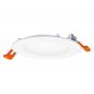 Preview: 3er Set LED Spot and Downlight Recess Slim 120mm 8W 840 Weiß Einbauleuchte - Einbaudurchmesser 105mm, Einbautiefe 35mm