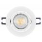 Preview: OSRAM SMART+ MATTER LED Spot Recess GU10 Adjustable 4,7W RGBW Sandweiß IP20 Einbaustrahler - Einbaudurchmesser 68mm, Einbautiefe 100mm