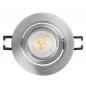 Preview: OSRAM SMART+ MATTER LED Spot Recess GU10 Adjustable 4,7W RGBW Satin Nickel IP20 Einbaustrahler - Einbaudurchmesser 68mm, Einbautiefe 100mm