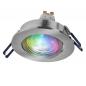 Preview: OSRAM SMART+ MATTER LED Spot Recess GU10 Adjustable 4,7W RGBW Satin Nickel IP20 Einbaustrahler - Einbaudurchmesser 68mm, Einbautiefe 100mm