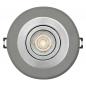 Preview: OSRAM Concrete Spot GU10 Bright 4,5W Satin Nickel Einbaustrahler IP20 - Einbaudurchmesser 68mm, Einbautiefe 115mm