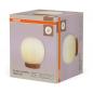 Preview: OSRAM DECOR GLASS LANTERN MARBLE TABLE E27 TISCHLEUCHTE Marmor/Glas