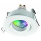Preview: OSRAM SMART+ MATTER LED Spot Recess GU10 IP65 Adjustable 4,7W RGBW Sandweiß Einbaustrahler - Einbaudurchmesser 68mm, Einbautiefe 115mm