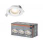 Preview: 3er Set OSRAM LED Spot Set Recess CCT Adjustable 4,9W CCT 120° Weiß Einbaustrahler - Einbaudurchmesser 75mm, Einbautiefe 40mm
