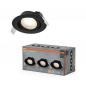 Preview: OSRAM LED Spot Set Recess DIM 4,9W 827 120° Schwarz Einbaustrahler - Einbaudurchmesser 75mm, Einbautiefe 40mm
