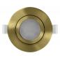 Preview: 3er Set OSRAM Spot Set Recess Adjustable 4,9W 827 120° Green Brass LED Einbaustrahler - Einbaudurchmesser 75mm, Einbautiefe 40mm