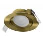 Preview: 3er Set OSRAM Spot Set Recess Adjustable 4,9W 827 120° Green Brass LED Einbaustrahler - Einbaudurchmesser 75mm, Einbautiefe 40mm