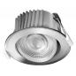 Preview: 3er Set OSRAM LED Spot Recess DIM IP44 Adjustable 4,9W 2700K 36° Chrom Einbaustrahler dimmbar - Einbaudurchmesser 68mm, Einbautiefe 80mm