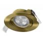 Preview: 3er Set OSRAM LED Spot Set Recess Simple DIM 4,9W 827 40° Green Brass Einbaustrahler - Einbaudurchmesser 75mm, Einbautiefe 40mm