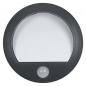 Preview: OSRAM ENDURA Style USB Wall Step Round Sensor IP44 Dark Grey Akku