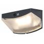 Preview: OSRAM ENDURA Style USB Wall Step M Sensor IP44 Dark Grey Akku