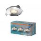 Preview: 3er Set OSRAM LED Spot Recess DIM IP65 4,9W 2700K 36° Chrom Einbaustrahler dimmbar - Einbaudurchmesser 68mm, Einbautiefe 40mm