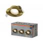 Preview: 3er Set OSRAM Spot Set Recess Adjustable 4,9W 827 120° Green Brass LED Einbaustrahler - Einbaudurchmesser 75mm, Einbautiefe 40mm