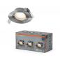 Preview: 3er Set OSRAM LED Spot Set Recess CCT Adjustable 4,9W CCT 120° Satin Nickel Einbaustrahler - Einbaudurchmesser 75mm, Einbautiefe 40mm