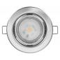 Preview: 3er Set OSRAM GU10 Spot Set Recess Adjustable 4,5W 827 Satin Nickel LED Einbaustrahler - Einbaudurchmesser 68mm, Einbautiefe 100mm