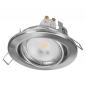 Preview: 3er Set OSRAM GU10 Spot Set Recess Adjustable 4,5W 827 Satin Nickel LED Einbaustrahler - Einbaudurchmesser 68mm, Einbautiefe 100mm