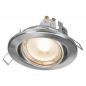 Preview: 3er Set OSRAM GU10 Spot Set Recess Adjustable 4,5W 827 Satin Nickel LED Einbaustrahler - Einbaudurchmesser 68mm, Einbautiefe 100mm