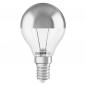 Preview: OSRAM E14 LED Superstar Classic P Mirror COB 3,4W warmweiß 400lm Silber – dimmbar