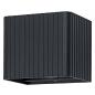 Preview: OSRAM ENDURA Style Striped Cube Wandleuchte Up/Down 10W IP65 Dunkelgrau