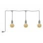 Preview: OSRAM ENDURA Decor Portable Pendant Hängelampe 7m 3x4W E27 IP44 Grau