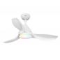 Preview: OSRAM Ceiling Fan Bise 48W CCT RGB Deckenventilator mit Licht 3000-6500K dimmbar