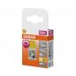 Preview: OSRAM G4 LED PIN MICRO 2,5W warmweiß 300lm 260° 2700K klar – LED 12V Stiftsockellampe 30W Ersatz dimmbar