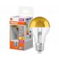 Preview: OSRAM E27 LED Superstar Classic A Mirror COB 7W warmweiß 700lm Gold – dimmbar