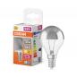 Preview: OSRAM E14 LED Superstar Classic P Mirror COB 3,4W warmweiß 400lm Silber – dimmbar