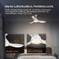 Preview: OSRAM Ceiling Fan Bise 48W CCT RGB Deckenventilator mit Licht 3000-6500K dimmbar