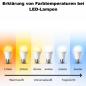 Preview: 6er Sparpack OSRAM E14 SUPERSTAR LED Tropfen RETROFIT Leuchtmittel matt dimmbar 2,8W wie 25W warmweißes Licht