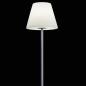 Preview: 150cm In&OUT Stehleuchte Helestra MORIS mit Acryldiffusor Silbergrau & Weiß IP65