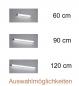 Preview: 90cm Helestra NOK Wandleuchte & Spiegelleuchte in chrom