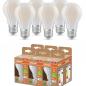 Preview: 6er Set OSRAM E27 besonders effiziente LED Lampe 3,8W wie 60W 4000K neutralweißes Licht matt - beste Energie Effizienz Klasse