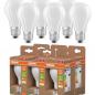 Preview: 6er OSRAM E27 besonders effiziente LED Lampen Frosted 11,6W wie 150W 2700K warmweißes Licht - Energie Effizienz Klasse A