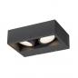 Preview: SLV 1006314 ESKINA FRAME WL double Wandaufbauleuchte anthrazit 27W 2200/2400lm 3000/4000K CRI80 95°