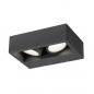 Preview: SLV 1006314 ESKINA FRAME WL double Wandaufbauleuchte anthrazit 27W 2200/2400lm 3000/4000K CRI80 95°