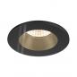 Preview: SLV 1007336 NEW TRIA® 68 Deckeneinbauring D: 8.3 H: 3.55 cm IP 65 inkl. Glas schwarz