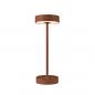 Preview: SLV 1007361 VINOLINA Tischleuchte Akku IP54 2700/3000K TOUCH rost