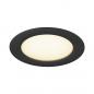 Preview: SLV 1007481 DOWNLIGHT V 150 flache Abdeckung schwarz