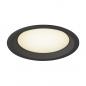 Preview: SLV 1007487 DOWNLIGHT V 200 leicht versenkte Abdeckung schwarz