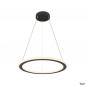 Preview: SLV 1007855 ONE FLAT PD, single, Pendelleuchte, Pendellänge 180 cm, 2700/3000 K, PHASE, schwarz