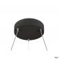 Preview: SLV 1007855 ONE FLAT PD, single, Pendelleuchte, Pendellänge 180 cm, 2700/3000 K, PHASE, schwarz