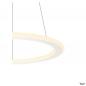 Preview: SLV 1007856 ONE FLAT PD, single, Pendelleuchte, Pendellänge 180 cm, 2700/3000 K, PHASE, weiß